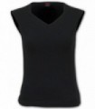 URBAN FASHION - Hex-neck Sleeveless Top