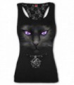 BLACK CAT - Racerback Lace Top Black (Plain)