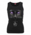 BLACK CAT - Razor Back Top Black (Plain)