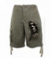 GRIM RIPPER - Pantalones cortos estilo cargo vintage oliva (Naturaleza)