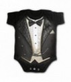 TUXED - Baby Sleepsuit Black (Plain)