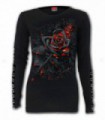 BURNT ROSE - Buckle Cuff Long Sleeve Top (Plain)