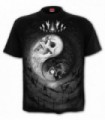 YIN YANG SKULLS - T-Shirt Black