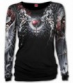 CRUZ DE VIDA Y MUERTE - Baggy Top Allover Black