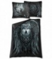 WOLF SPIRIT - Funda nórdica individual + Funda de almohada Reino Unido y UE