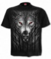 FOREST WOLF - Camiseta negra