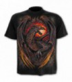 DRAGON FURNACE - Camiseta negra