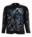 DANCE OF DEATH - Camiseta negra de manga larga (liso)