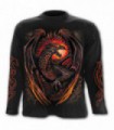 DRAGON FURNACE - Longsleeve T-Shirt Black