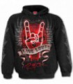 LIVE LOUD - Hoody Black (Plain)