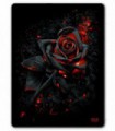 BURNT ROSE - Fleece Blanket with Double Sided Print