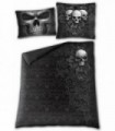 SKULL SCROLL - Funda nórdica doble + Funda de almohada Reino Unido y UE