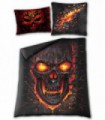 SKULL BLAST - Funda nórdica doble + Funda de almohada Reino Unido y UE