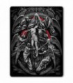 REAPER'S DOOR - Fleece Blanket with Double Sided Print