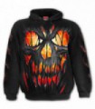 FRIGHT NIGHT - Sudadera negra con capucha (sólido)