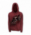 GRIM RIPPER - Sweat-shirt marron à capuche (Nature)