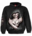 DEAD LOVE - Sweat à capuche noir (uni)
