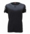 URBAN FASHION - Distressed Spray On Baggy Top (Plain)