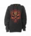 SKULL BLAST - Sweat à capuche pour femmes Premuim Biker Fashion (uni)