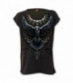 RAVEN SKULL - T-shirt à manches tournantes