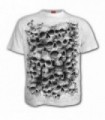 CRANES TORDUS - T-Shirt gothique blanc