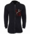 INFERNAL UNICORN - Ladies Fish Tail Full Zip Hoody - Zip Sleeve