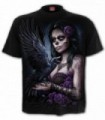 DOTD RAVEN - T-Shirt noir imprimé sur le devant