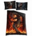 DRACONIS - Funda nórdica individual 200 x 135 con funda de almohada