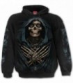 FERRYMAN - Gothic Hoody Black