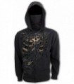 CAGE SKULLS - Sudadera con capucha con máscara y camiseta integradas