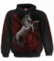 INFERNAL UNICORN - Sweatshirt à capuche noir