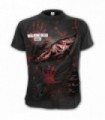 MICHONNE - ALL INFECTED - T-Shirt déchiré Walking Dead noir