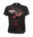 MICHONNE - ALL INFECTED - Walking Dead Ripped T-Shirt Black