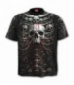 RIBS DEATH RIBS - Camiseta negra integral