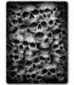 TWISTED SKULLS - Fleece Blanket with Double Sided Print