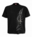 TRIBAL CHAIN - T-shirt gothique noir