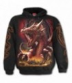 AWAKE THE DRAGON - Sweatshirt à capuche motif dragon