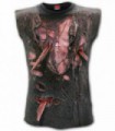 ZOMBIE WRAP - Camiseta negra sin mangas entera