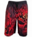 SKULL BLAST - Allover Swim Shorts Black