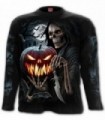 CARVING DEATH - Camiseta de manga larga de Halloween