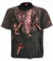 ZOMBIE WRAP - Allover T-Shirt Black