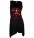 QUEEN OF HEARTS - Robe camisole Gothique noire