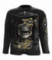STEAM PUNK REAPER - Camiseta negra de manga larga