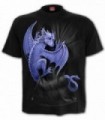 POCKET DRAGON - Gothic Black T-Shirt