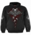 DEATH TAROT - Sweatshirt à capuche gothique