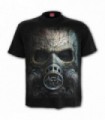 BIO-SKULL - Camiseta negra