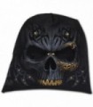 Lightweight cotton skull Beanies - BLACK GOLD