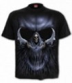 DOBLE MUERTE - Camiseta gótica negra