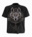 WOLF DREAMS - T-Shirt Noir