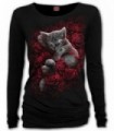 BED OF ROSES - Baggy Top negro